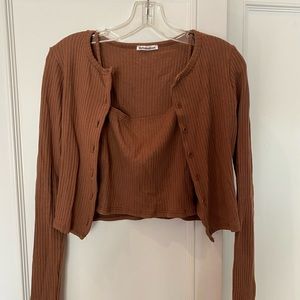 Reformation cardigan set